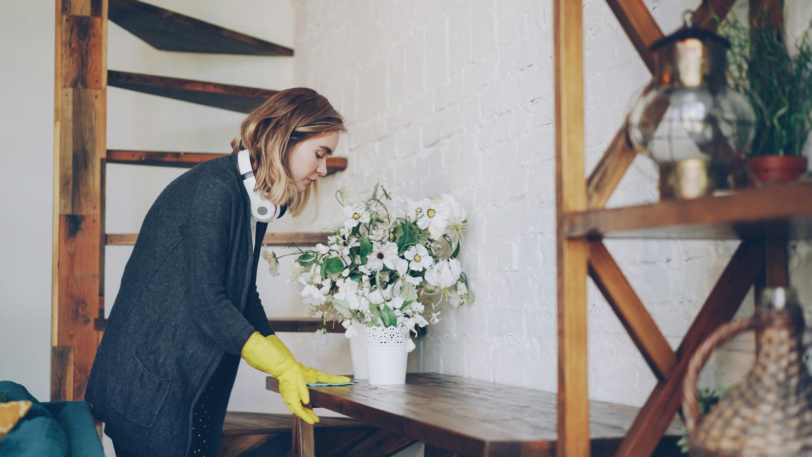 Professional cleaning team